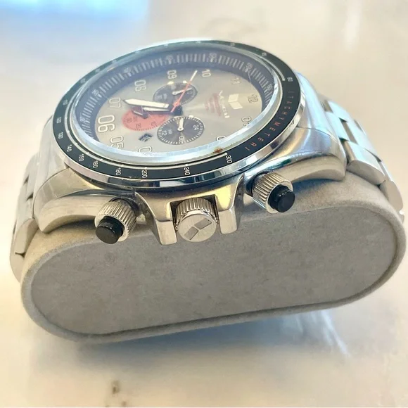 Vestal Silver Zeppelin Chronograph Watch - Picture 3 of 5